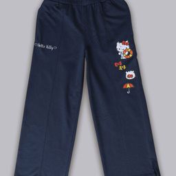 Kidsville Full Length Hello Kitty Printed Lounge Pant - Navy Blue-image-26
