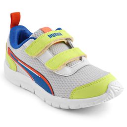PUMA Casual Shoes with Velcro Closure & Brand Text Print - Neon Green-image-14