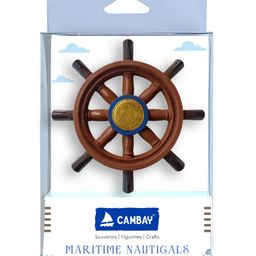 CAMABY Ship Wheel Brown End Blue Ring-image-40