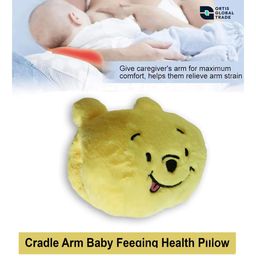 Ortis Cradle Arm Breastfeeding and Bottle Feeding Head Support Pillow - yellow-image-81