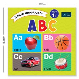 book ford publications Toddlers Foam Book Combo Abc 123 &  Colors & Shapes Pack of 4 Books - English image 2