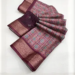 J 6 DESIGNER Women Ethnic Motifs Saree-picture-23
