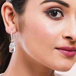 Manikya Square Studs Earrings image 5