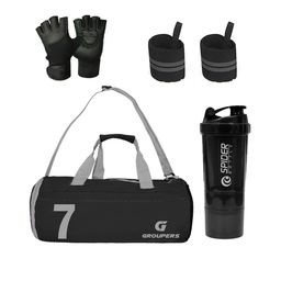 GROUPERS Printed Medium Foldable Sports or Gym Duffel Bag-image-63