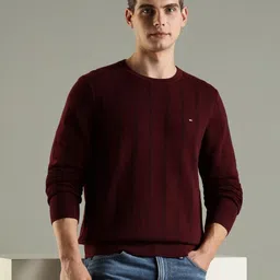Tommy Hilfiger Men Ribbed Round Neck Pullover Sweaters-picture-16