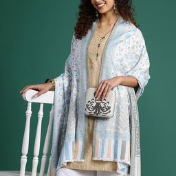 Sangria Women Woven Design Stole-46