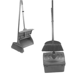GENERIC Broom and Dustpan Set with Long Metal Handle-7
