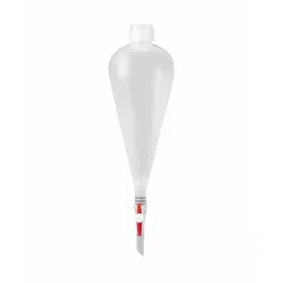AANIJ 250 ml Separatory Funnels Pear Shaped Plastic, ASFSY0638-43