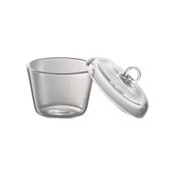 NS 50 ml Capacity Clear Quartz Crucible With Lid for Laboratories-4
