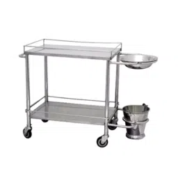 11 Enterprises 75 x 50 x 80 cm Stainless Steel Instrument Dressing Table-43