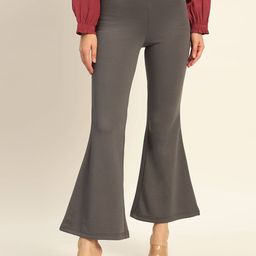 Deewa Women Smart Slim Fit High-Rise Trousers-image-98