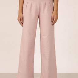Virgio Women Straight Fit Mid-Rise Trousers-image-78