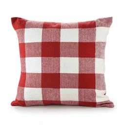 SASHAA WORLD Red & White Checked Square Cushion Covers-picture-7