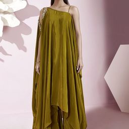 QUNIC Embroidered Tunic With Palazzo Co-Ords-picture-58