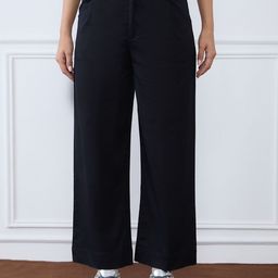 Iconic Women Straight Fit Mid-Rise Trouser-picture-20