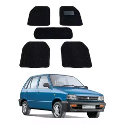 Auto Pearl DB7M159 PVC and Plastic Standard Mat for Maruti Suzuki 800 2005-2015 (Black)-38