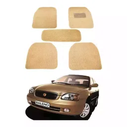 Auto Pearl MA3O166 PVC and Plastic Standard Mat for Maruti Suzuki Baleno 2005-2015 (Beige)-image-77