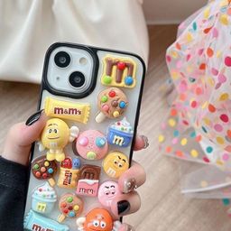CASE CREATION iPhone 16 Plus 3D Cartoon Chocolate Candy Back Case image 2