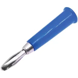 RS PRO 4 mm Blue Male Banana Plug 30V 19A, 2080258 (5 Pcs)-image-85