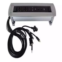 Techut Motorised Pop Up Box / Cable Cubby Media Streaming Device (Silver)-27
