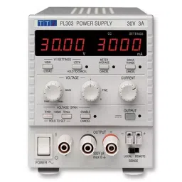 AIM-TTI INSTRUMENTS Power Supply, 1Ch, 30V, 3A, Adjustable, PL303-19