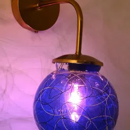 SOMIL Multicolored Stylish Glass Night Lamp for Home Decor-image-2