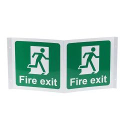 RS PRO FIRE EXIT Fire Exit English Exit Sign, 1811491-44