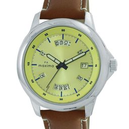 maxima Men Dial & Leather Straps Analogue Watch 58591LMGI-image-97