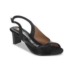 San Marino by Shoe Bank Embellished Party Block Sandals-image-45