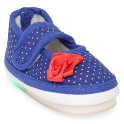 Chiu Polka Dot Print LED Light Shoes With Chu Chu Music Sound - Royal Blue-image-3