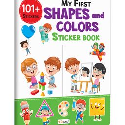 My First Shapes and Colours Sticker Book: Adventures in Shapes and Colors for Kids (Ages 3-12), Sticker Play for Children, Educational activity with 101+ stickers , Fun Activities for Kids.-1