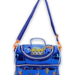 little surprise box Little Surpise Box Transport Theme Double Compartment Insulated Lunch Bag - Blue-picture-33