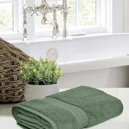 Home Fresh Green 1 Cotton 600 GSM Bath Towel-image-50