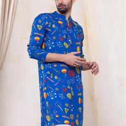 Tura Turi Art Silk Kurta-picture-19