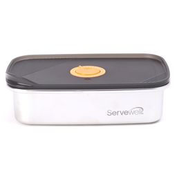 servewell Snacker Single Wall Storage Container Silver - 700 ml image 4