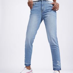 glitchez Women Sleek Fade Mom Fit Jeans-image-67