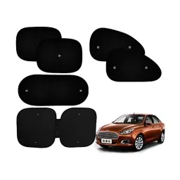 Auto Pearl Black Window Sunshade Curtains for Escort-32