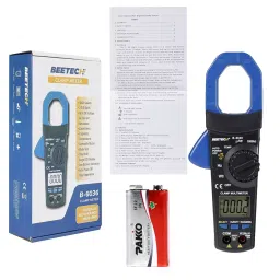 Beetech True-RMS Digital Clamp Multimeter Auto Ranging 6000 Display Count 1000 V DC 30 mm Jaw Opening, B-6040 image 5