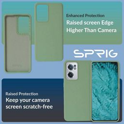 SPRIG Solid Printed OnePlus Nord CE 2 Back Case Mobile Accessories image 2