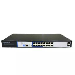 Hi-Focus 16 Port POE with 2-Port SFP HF-SGMFH16-300W-13