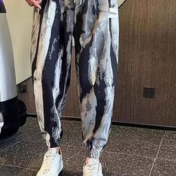 StyleCast x Revolte Men Printed Easy Wash Joggers Trousers-picture-18