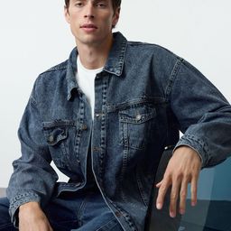 Trendyol Men Denim Jacket with Embroidered image 4
