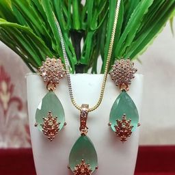 Ak Fashion Crystal-Studded Jewellery Set-image-30
