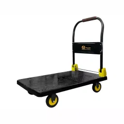 Voltz 200 Kg Platform Trolley Alloy Steel Black, VZ-VHT 200-41
