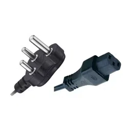 MEGA ELECTRONICS Power Cord, Is1293 Plug-60320 C13, 8.2Ft, 455-000-18