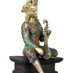 Exotic India Gold-Toned Religious Idol Showpiece-image-39