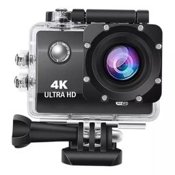 Nutronics 16 MP Action Ultra HD Camera 98 ft (30 m) Under Water Resistant, 4K 30 fps, Wifi Connectivity, 170° Wide Angle Lens and Accessories Kit-18