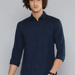 Flying Machine Slim Fit Self Striped Pure Cotton Casual Shirt-picture-30