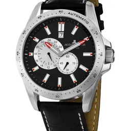 Jacques Lemans Men Black Analogue Watch 1-1775A-image-31