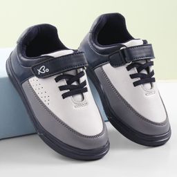 Babyoye Solid Casual Shoes with Velcro Closure - White-picture-22